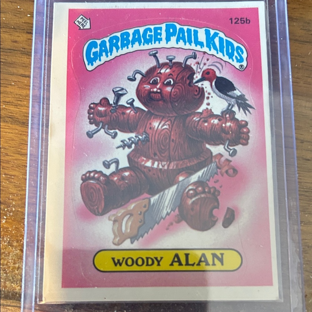 Woody Alan Trading Card Garbage Pail Kids Series 4